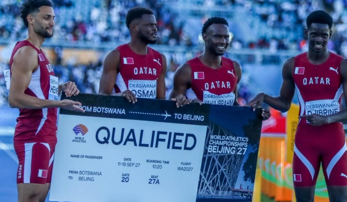 Qatar Relay Team Qualifies for World Athletics Championships Beijing 2027 With National Record